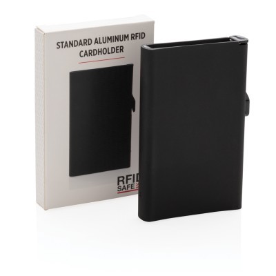 Tarjetero personalizado RFID de aluminio estándar